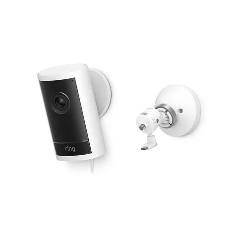 Ring security camera and video doorbell installed at a home